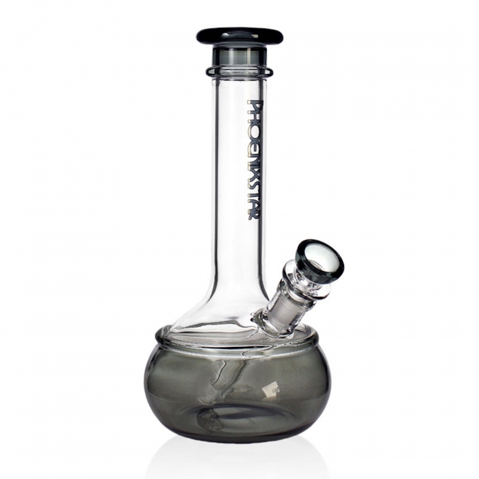 Phoenix Star Durable Borosilicate Medium Drum Bong 24cm Black