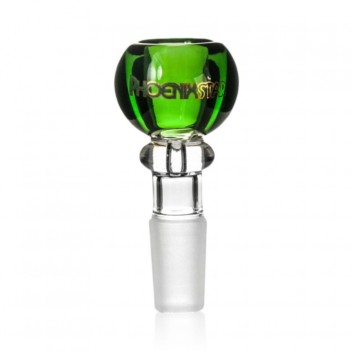 Phoenix Star Bowl Glass Cone 14mm Green