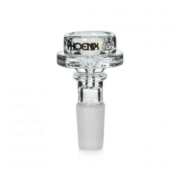 Phoenix Star Flat Round Glass Cone 14mm Clear