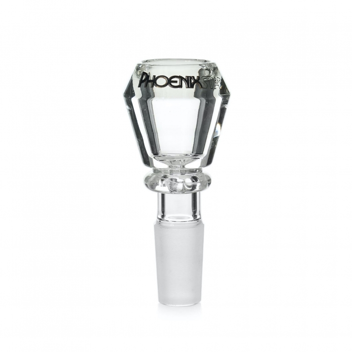 Phoenix Star Diamond Glass Cone 14mm Clear