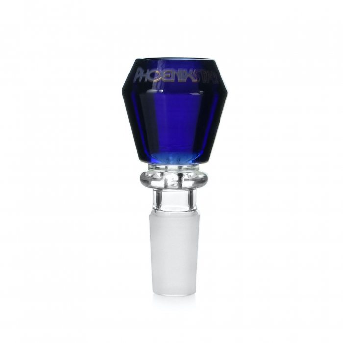 Phoenix Star Diamond Glass Cone 14mm Blue
