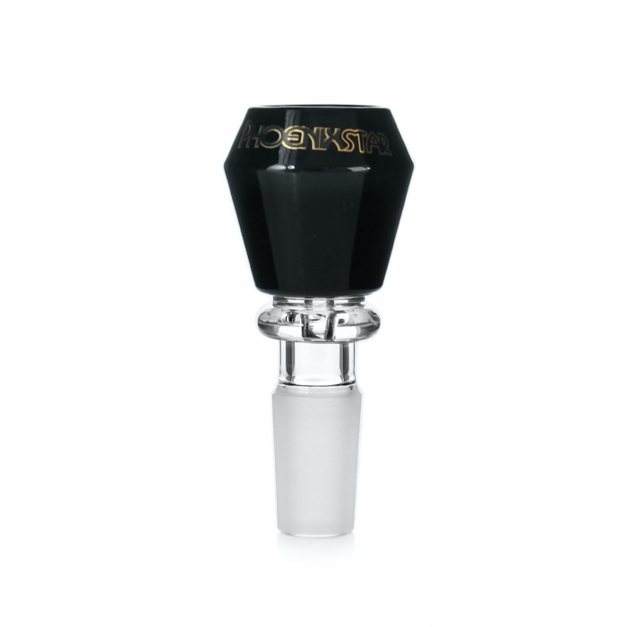 Phoenix Star Diamond Glass Cone 14mm Black