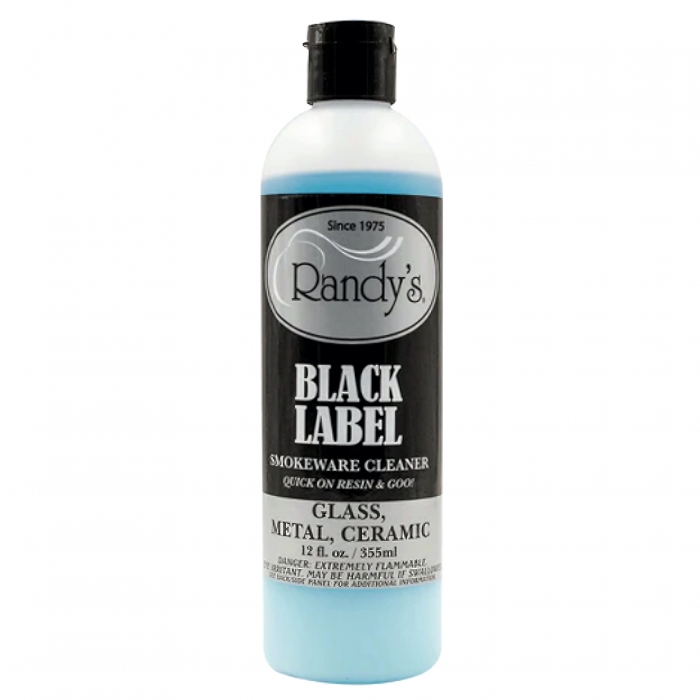 Randys Black Label Glass Metal Ceramic Bong Cleaner 355ml