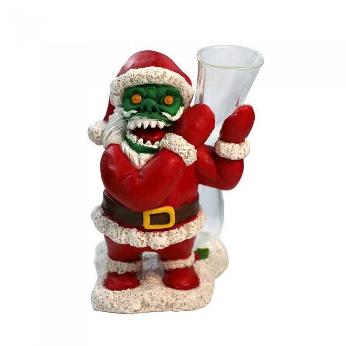 Silicone Zombie Santa Water Pipe 17cm