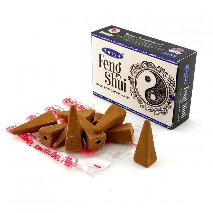 Satya Feng Shui Backflow Dhoop Incense 10 Cones