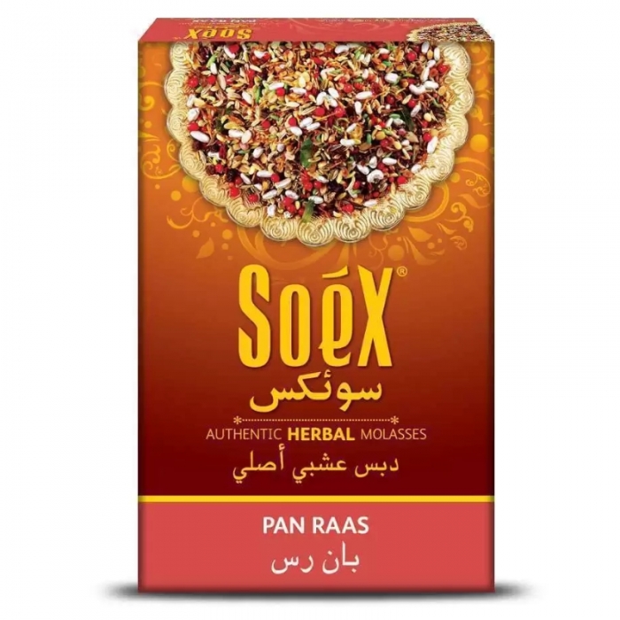 Soex Shisha Herbal Molasses Pan Raas 50g
