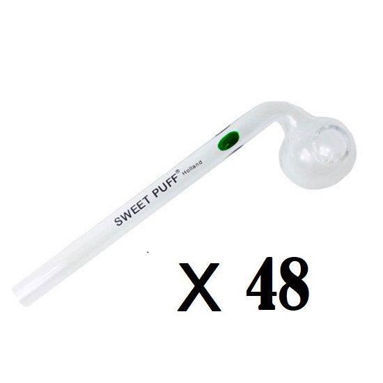 4 Dozen 15cm SWEET PUFF GLASS PIPE