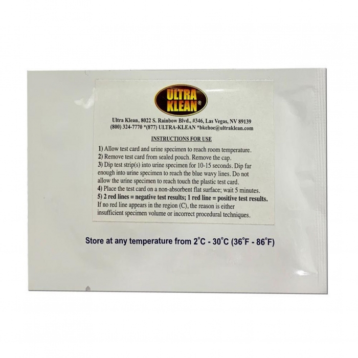 Ultra Klean Single Panel THC Test Kits