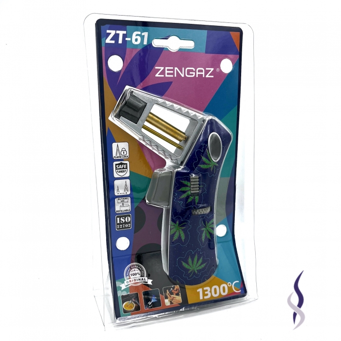 Zengaz ZT61 Strong Flame Burner Jet Lighter Weed Blue